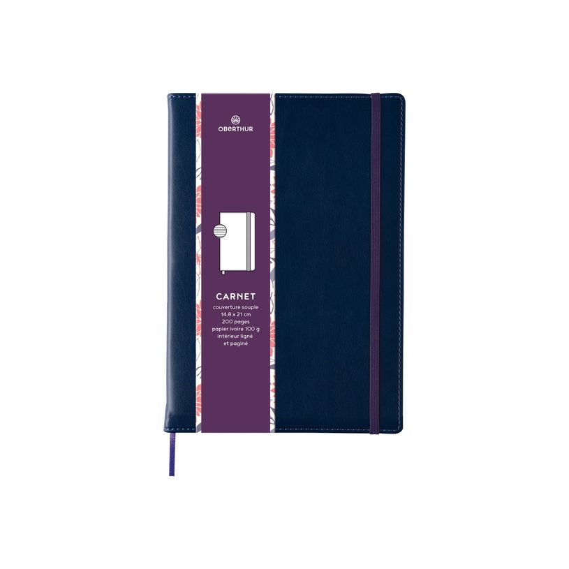 3108725881083-Oberthur Carmen - Carnet de notes A5 - bleu-P_79419220_2-0