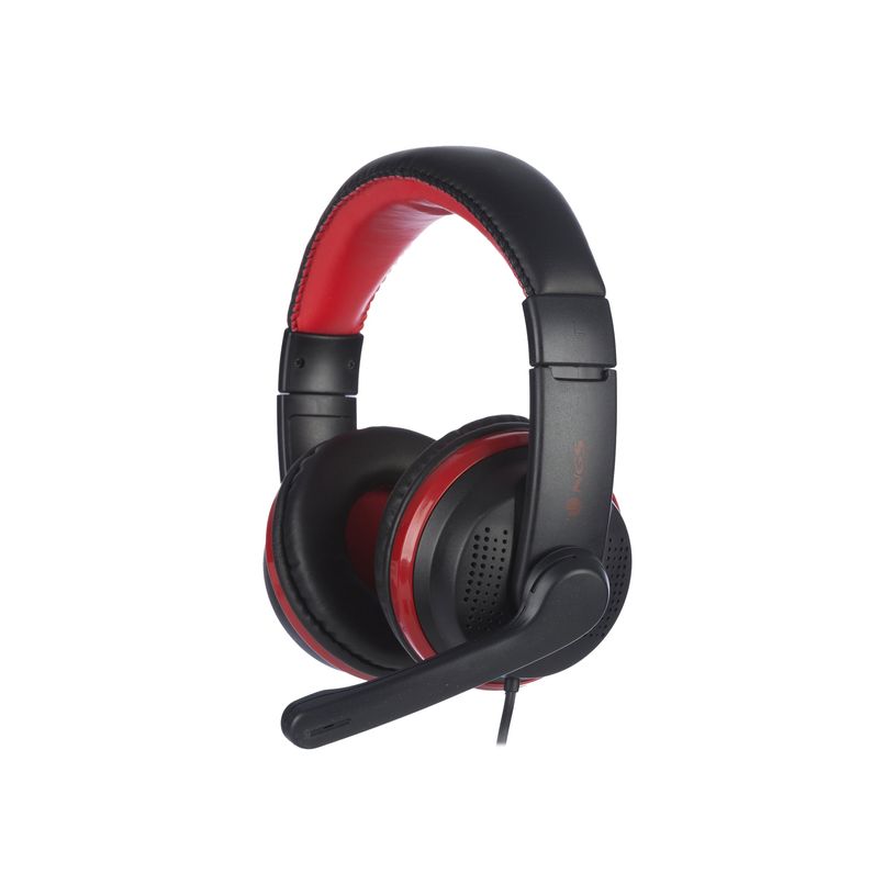8435430605839-NGS VOX 700 - Casque filaire avec micro - connexion USB - noir et rouge-P_79419282_2-1