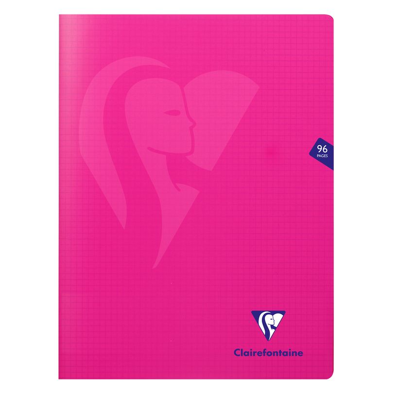 3329683133629-Clairefontaine Mimesys - Cahier polypro 24 x 32 cm - 96 pages - petits carreaux (5x5 mm) - -P_79419522_1-0