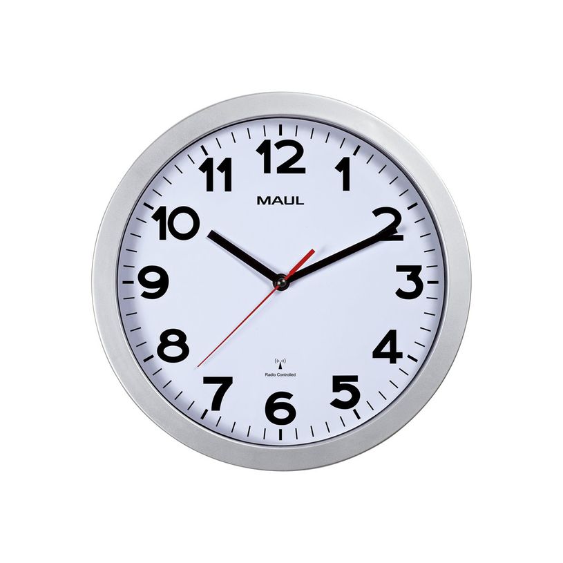4002390065672-MaulStep - Horloge - mécanisme radio pilotée - 30 cm - argent-P_79419606_1-0