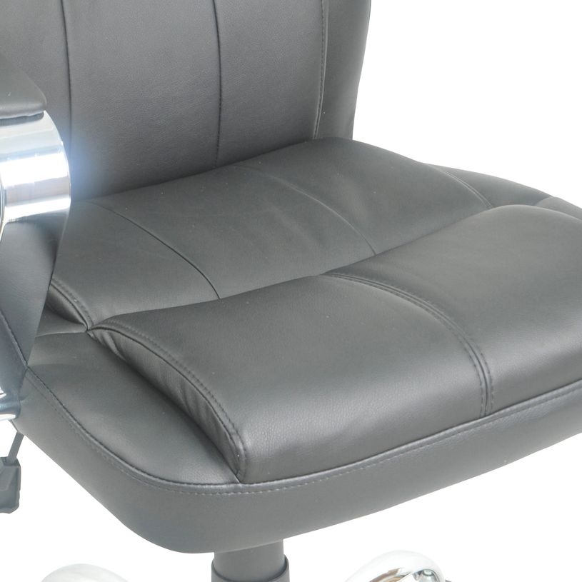 0000794196118-Fauteuil de bureau CHROMO - accoudoirs fixes - appui-tête intégré - noir-P_79419611_6-4