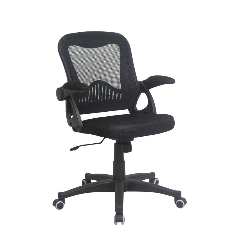 3397701202787-Fauteuil de bureau TEFERA - accoudoirs rabattables - noir-P_79419613_3-1