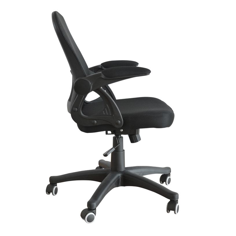 3397701202787-Fauteuil de bureau TEFERA - accoudoirs rabattables - noir-P_79419613_7-5