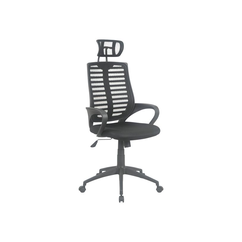 3397704714591-Fauteuil de bureau - EOLE - accoudoirs fixes - appuie-tête - noir -P_79419620_1-0