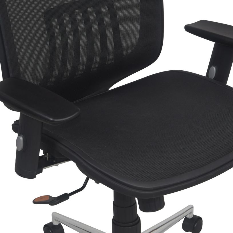 3397704813003-Fauteuil de bureau AXIOME - accoudoirs réglables - noir-P_79419623_4-3