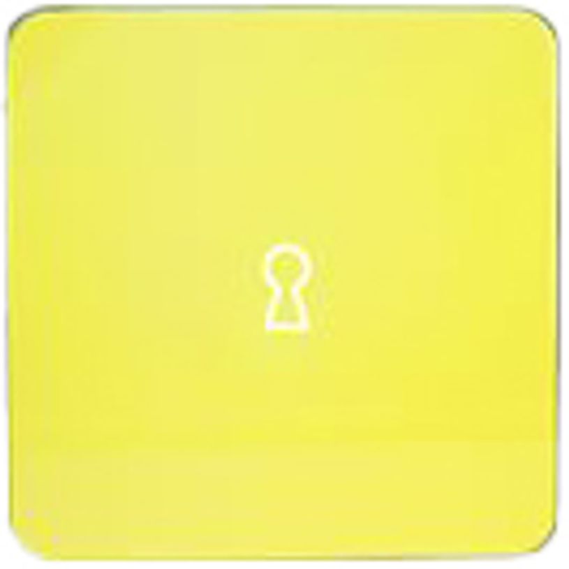 3660141947762-Armoire murale à clés multiBox "Key holder" - Motif serrure - jaune-P_79420013_1-0