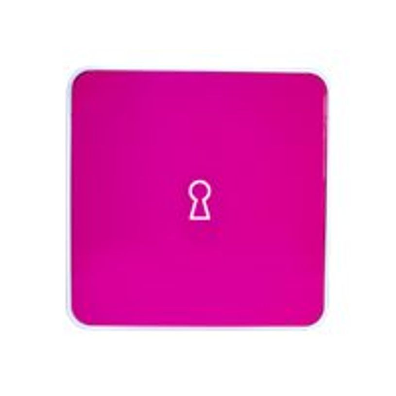 3660141947786-Armoire murale à clés multiBox "Key holder" - Motif serrure - rose-P_79420015_1-0