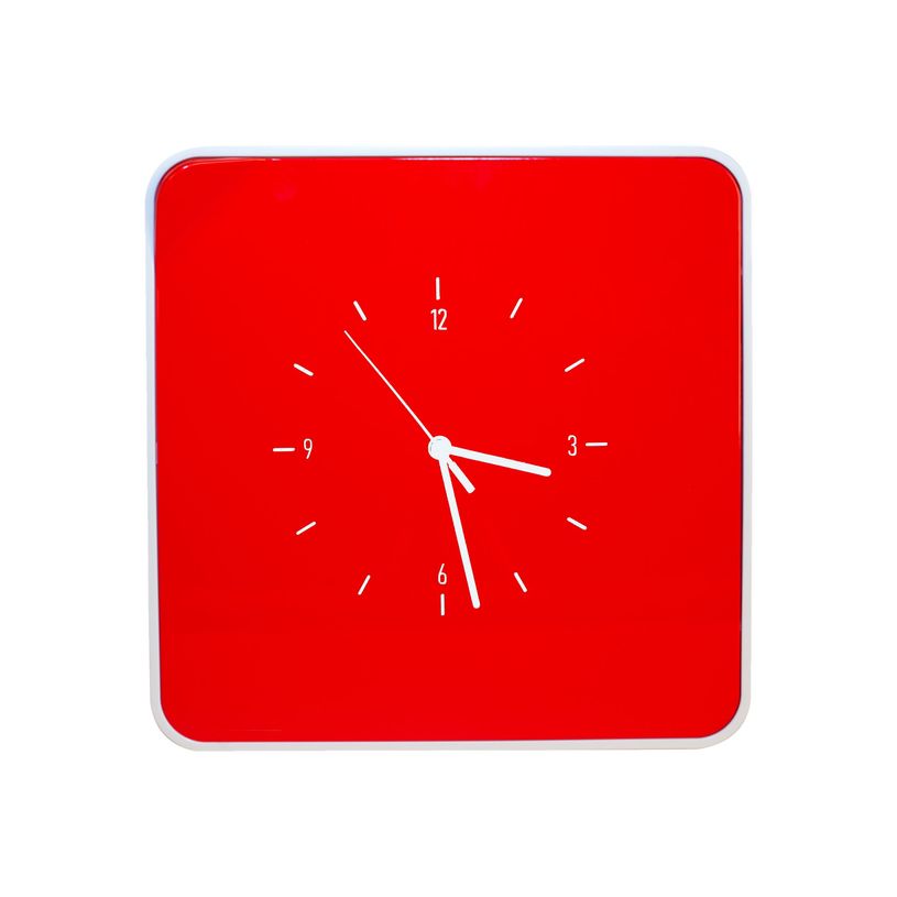 3660141947946-Armoire murale à clés multiBox "Key holder" - Motif horloge - rouge-P_79420031_1-0