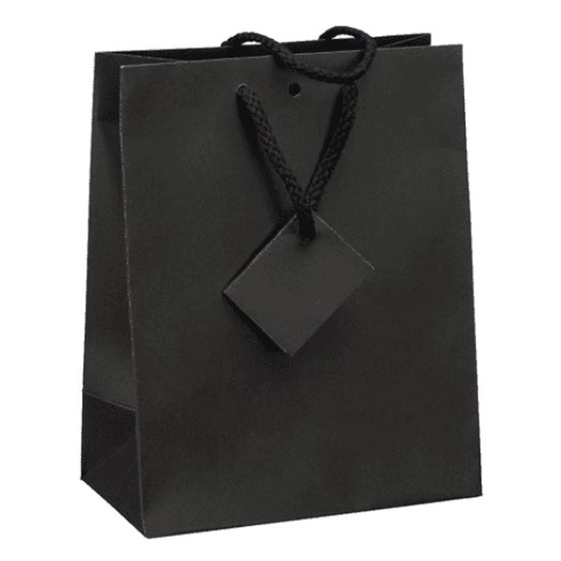 3700481665329-Logistipack - 10 Sacs cadeau kraft - poignées cordelières - 18 cm x 10 cm x 22,7 cm - noi-P_79420066_1-0