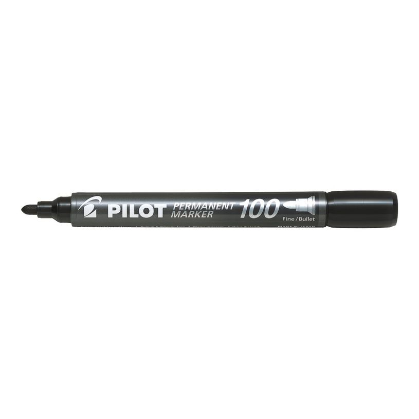 4902505511097-Pilot 100 - Marqueur permanent - pointe ogive - noir-P_79420085_3-0