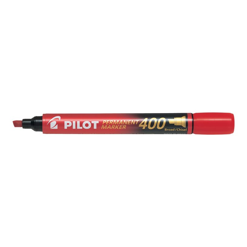 4902505511189-Pilot 400 - Marqueur permanent - pointe biseau large - rouge-P_79420090_1-0