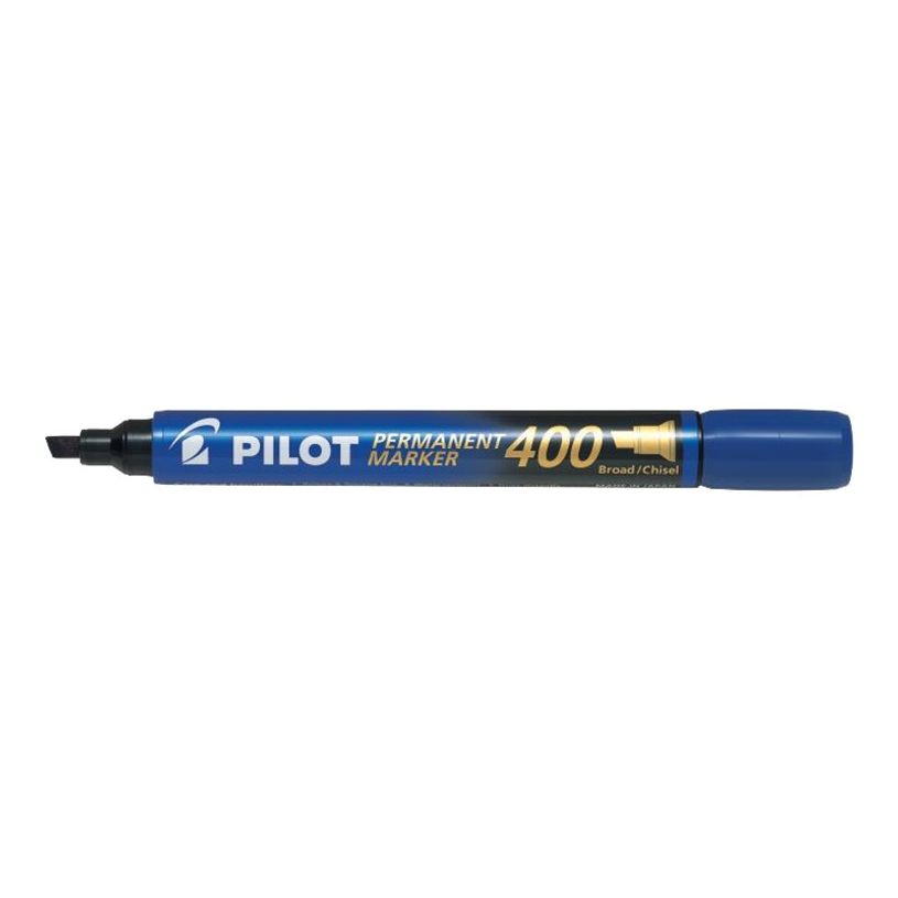 4902505511196-Pilot 400 - Marqueur permanent - pointe biseau large - bleu-P_79420091_2-1