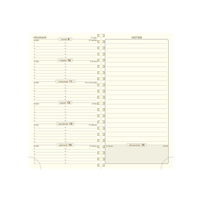 3660942058407-Agenda de poche spiralé Cordoba Espace 17S - 1 semaine sur 1 page + page de notes - 9 x 17,5 cm - disponible dans diff-P_79420100_1-6