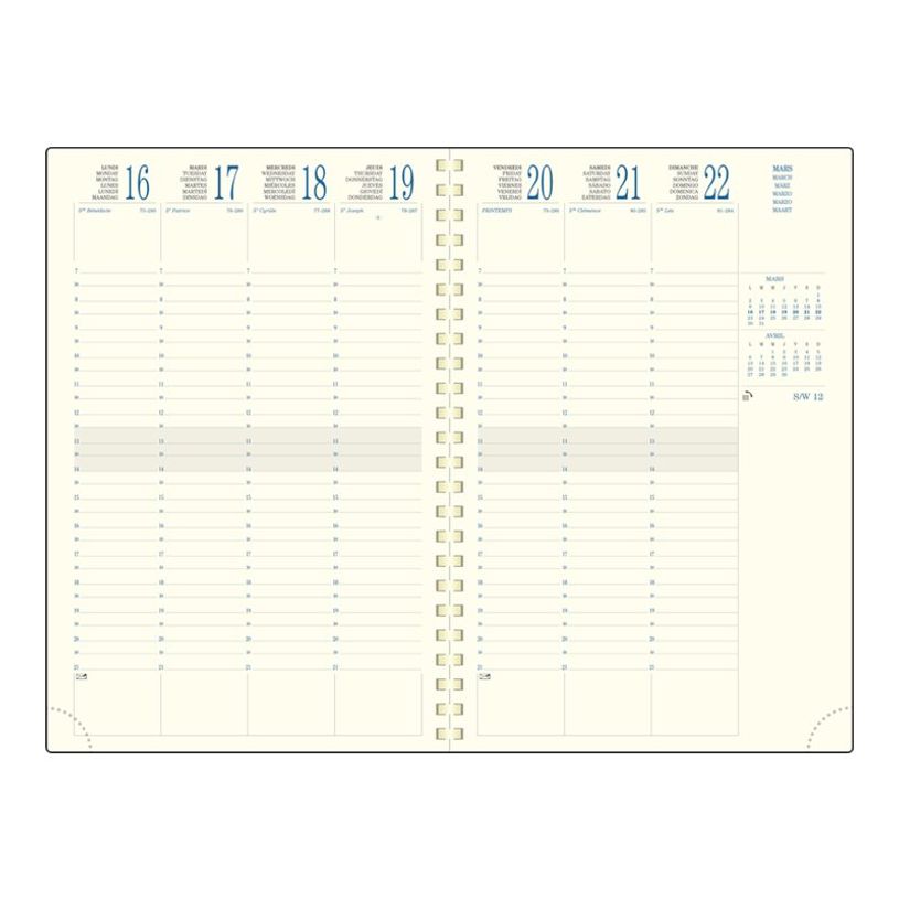 3660942058476-Agenda spiralé Cordoba Espace 24S - 1 semaine sur 2 pages - 16 x 24 cm - disponible dans diff-P_79420106_1-8