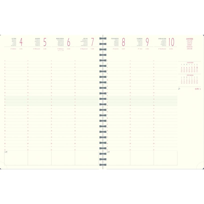 3660942058490-Agenda spiralé Cordoba Espace 27S - 1 semaine sur 2 pages - 21 x 27 cm - disponible dans diff-P_79420108_5-3