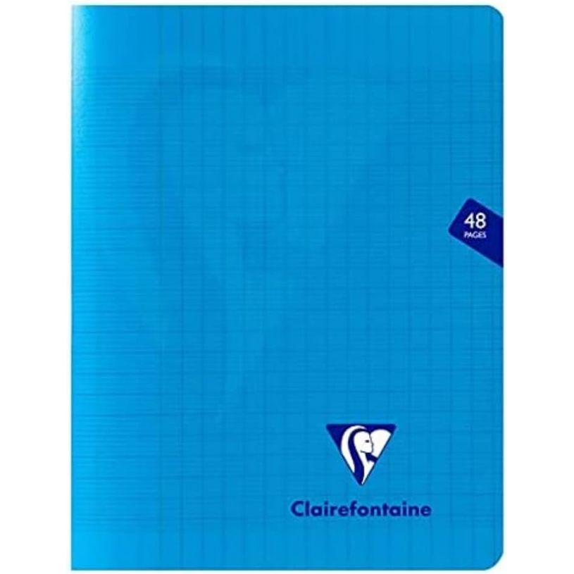 3329683037514-Clairefontaine Mimesys - Cahier polypro 17 x 22 cm - 48 pages - grands carreaux (Seyes) - disponib-P_79420117_1-0
