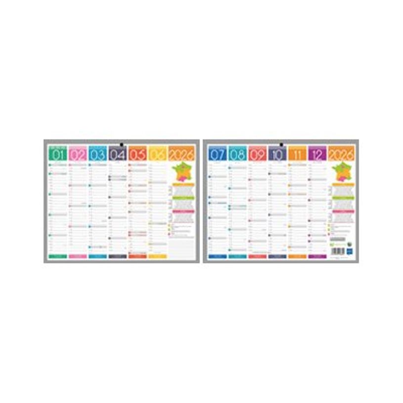 3592930028966-Calendrier bancaire année civile BOUCHUT "Tendance Mini" 21 x 26,5 cm Pefc 70 %-P_79420126_1-2