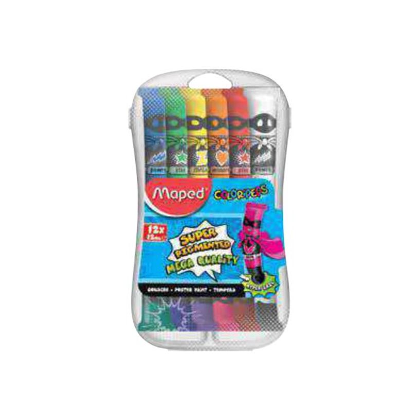 3154148105206-Maped Color'Peps - Peinture - 12 Tubes de gouache - couleurs assorties-P_79420789_1-0