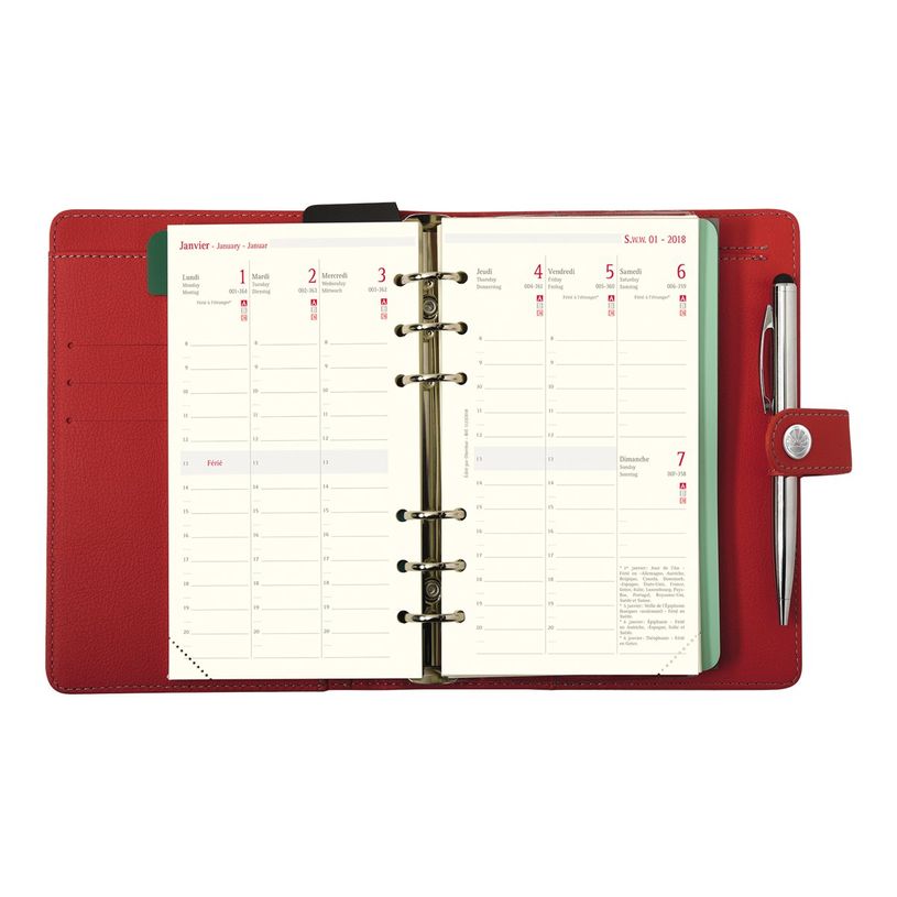 3664447061023-Oberthur ANDREA 17 - organiseur - rouge-P_79421180_1-1