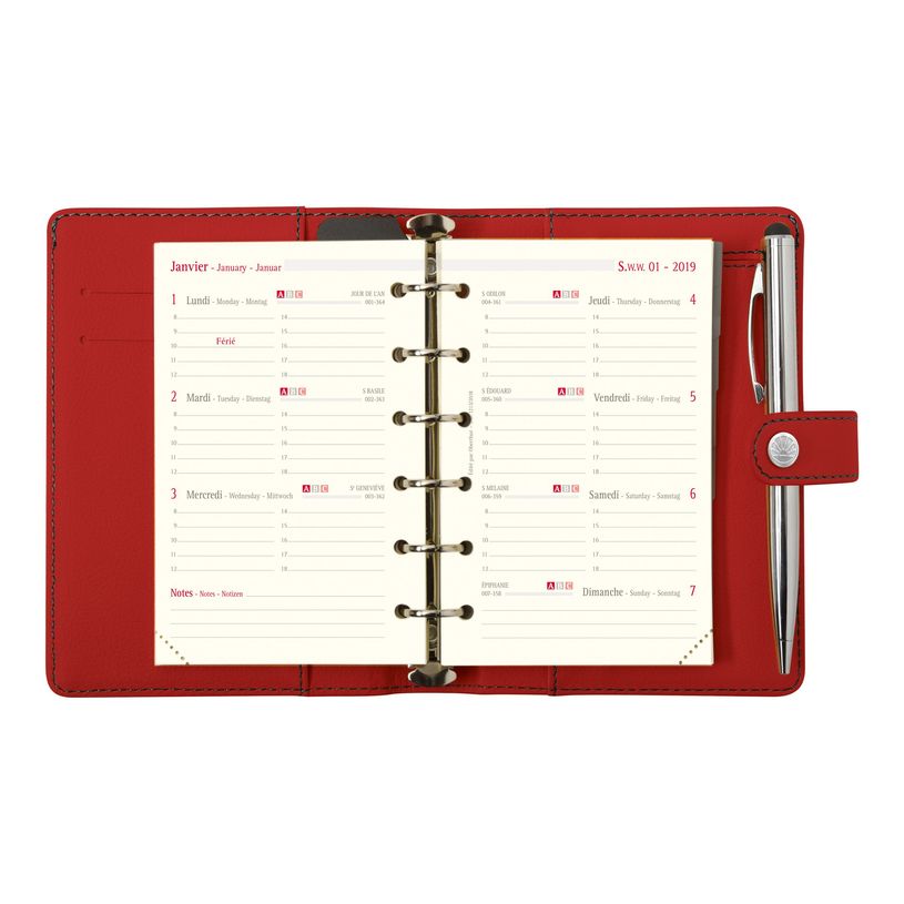 3664447061054-Oberthur ANDREA 13 - organiseur - rouge-P_79421188_1-1