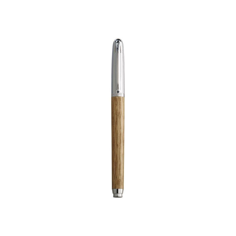 3108722400720-Oberthur Séquoia - Stylo plume chêne / chrome-P_79421293_2-1