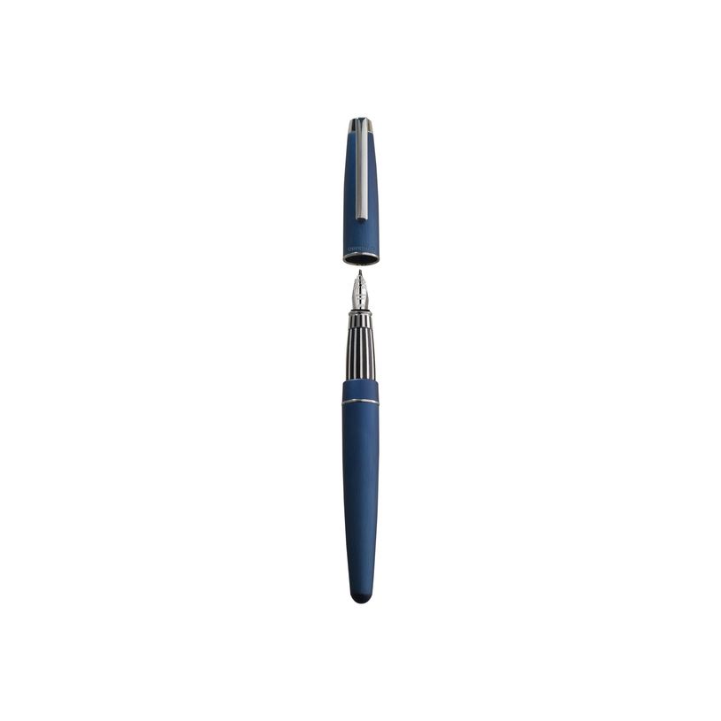 3108722401635-Oberthur Bliss - Stylo plume bleu brossé-P_79421300_3-2