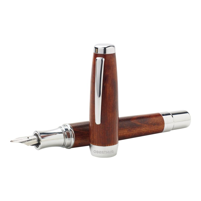 3108722408016-Oberthur ARGAN - Stylo plume - Bois de Rose-P_79421310_2-1