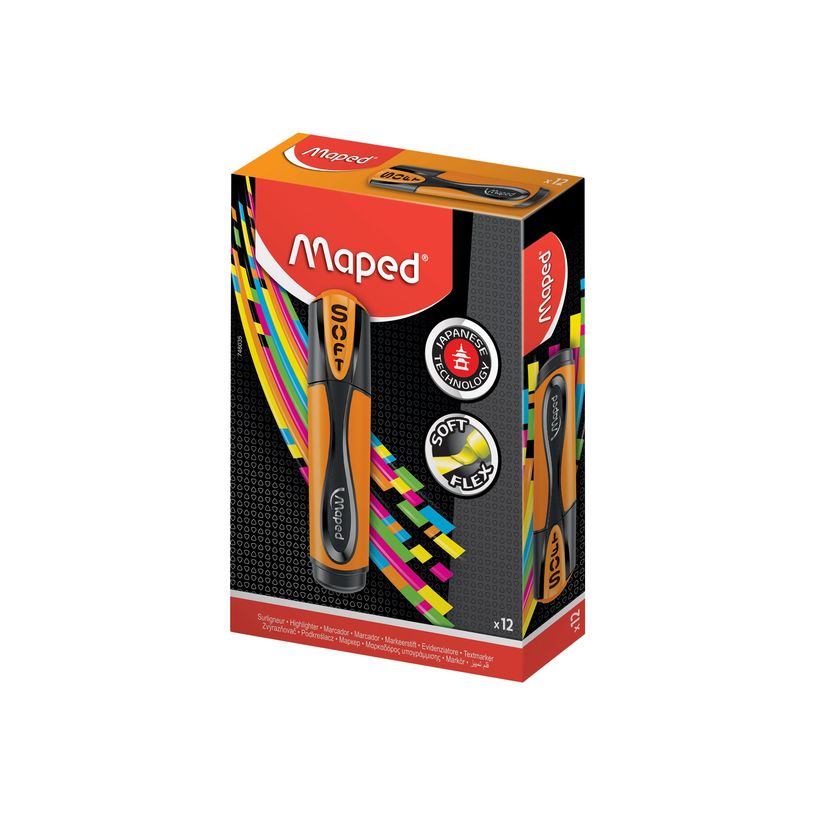 3154147460351-MAPED FLUO Peps Ultra Soft - surligneur - orange-P_79421471_1-0