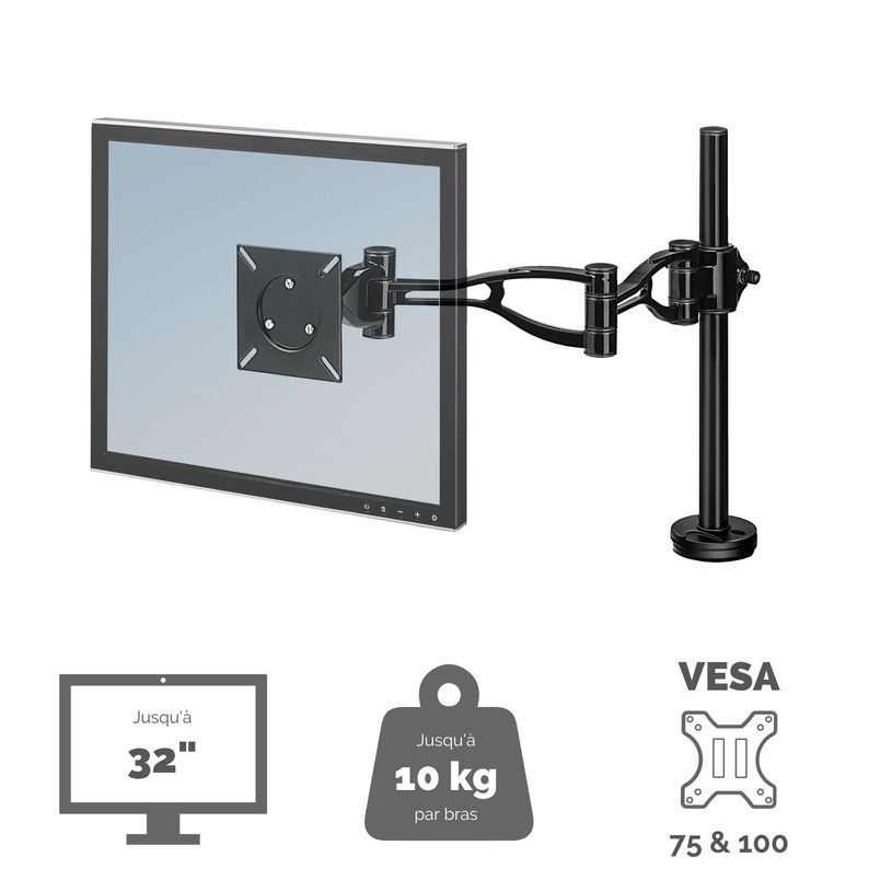 0043859594214-Fellowes Professional Series - Bras porte-écran simple-P_79421546_2-1