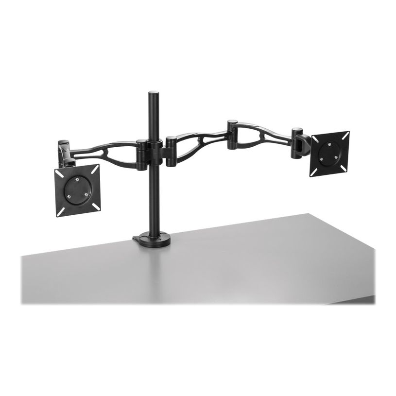 0043859629718-Fellowes Professional Series Depth Adjustable Dual Monitor Arm - Kit de montaje - brazo ajustable - para 2 monitores - hierro - -P_79421547_7-10