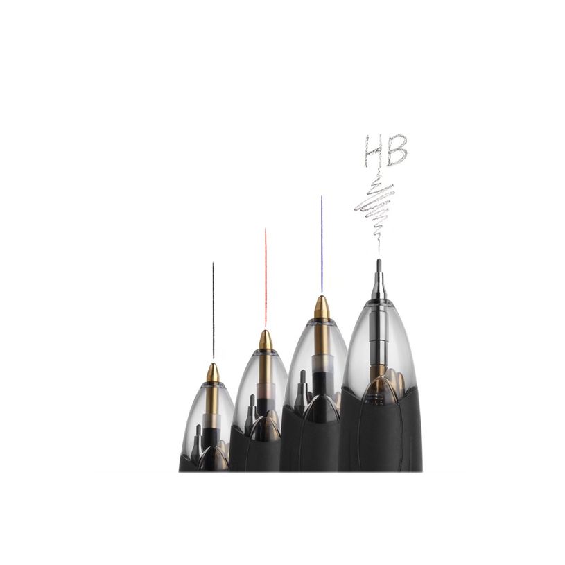 3086123449558-BIC 4 Couleurs - 12 Stylos à bille 4 couleurs - 3 couleurs et 1 porte-mines-P_79421766_12-8
