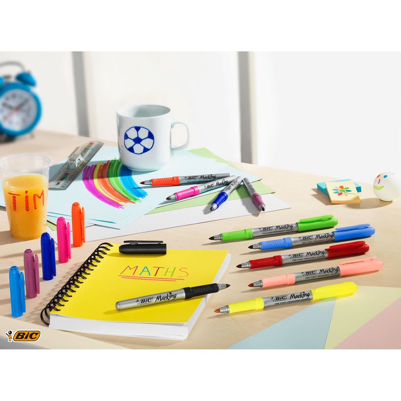 3086123454262-BIC MARKING COLOR - Pack de 5 marqueurs permanents - pointe moyenne - couleurs assorties-P_79421769_16-6