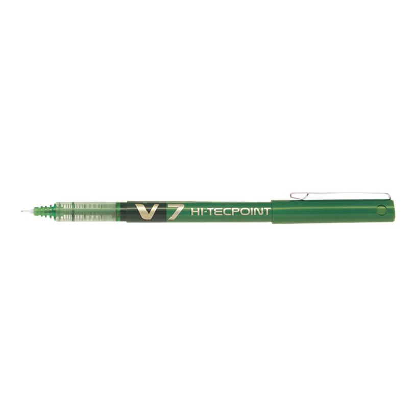 4902505040245-Pilot Hi-Tecpoint V7 - Pack de 12 rollers - 0,7 mm - vert-P_79421942_1-0