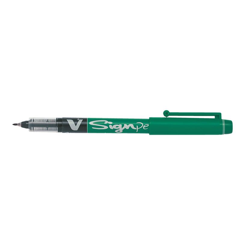 4902505143670-Pilot V Sign Pen - Pack de 12 feutres fins - vert-P_79421952_1-0
