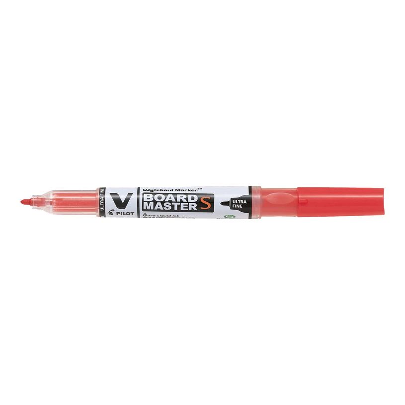 4902505487408-Pilot V BOARD MASTER S - Pack de 10 marqueurs effaçables - pointe ultra fine - rouge-P_79422009_1-0
