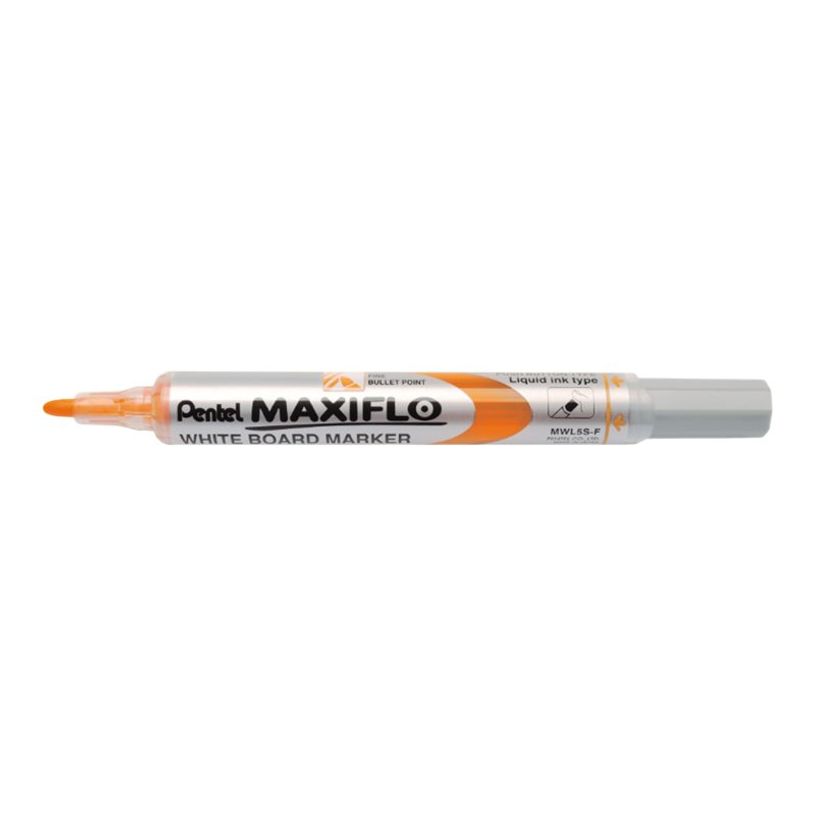 4902506057297-Pentel MAXIFLO - Pack de 12 marqueurs effaçables - pointe ogive - orange-P_79422043_1-0