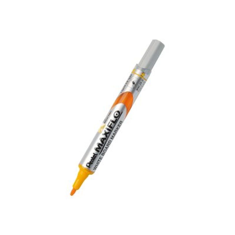 4902506057303-Pentel MAXIFLO - Pack de 12 marqueurs effaçables - pointe ogive - jaune-P_79422045_3-2