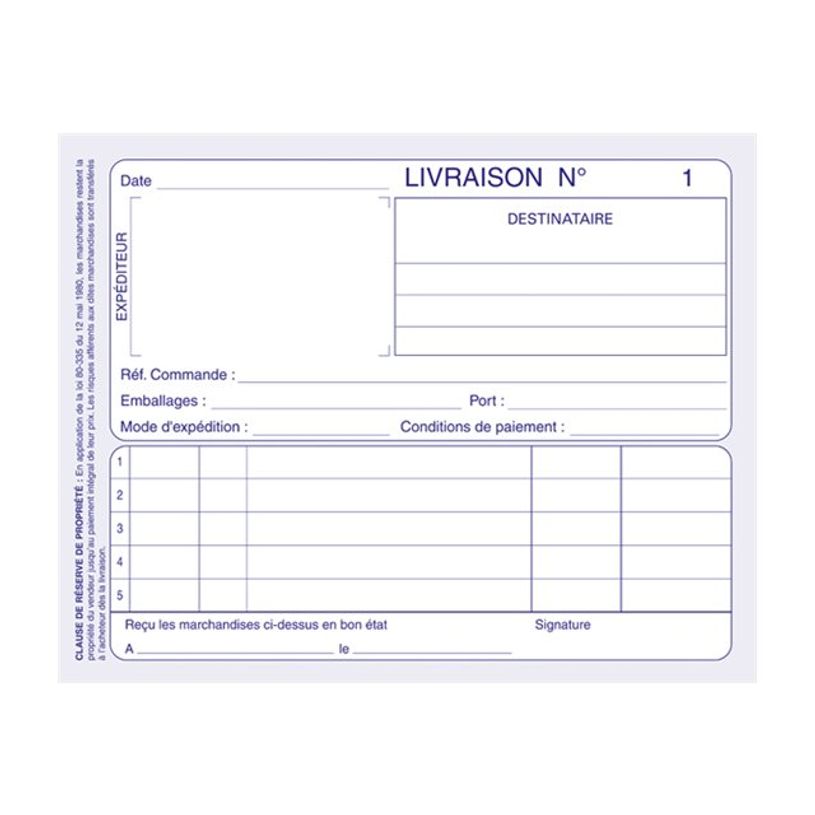 3416792102100-ELVE - 10 Manifolds Carnets de livraisons - 50 dupli - 10,5 x 14 cm-P_79422075_1-0