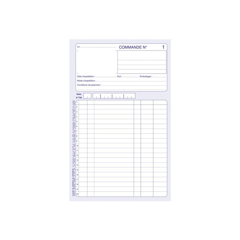 3416792115100-ELVE - 10 Manifolds Carnets de commandes - 50 dupli - 21 x 14 cm-P_79422077_1-0