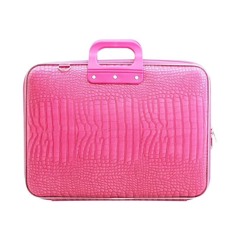 8051406336257-Bombata Cocco Vinyle Maxi - Sacoche pour ordinateur portable 17" - rose foncé-P_79422505_1-0