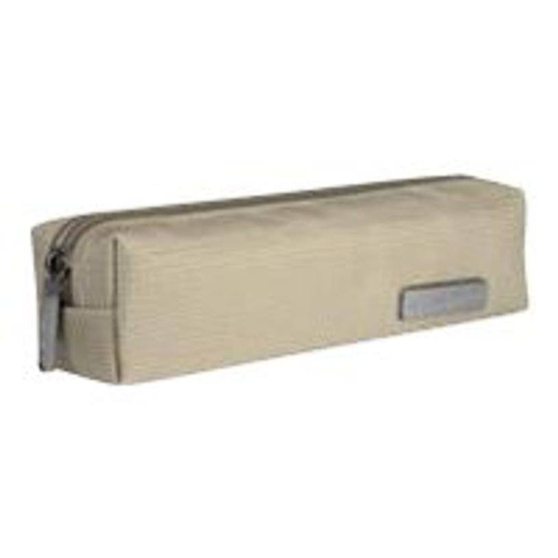8051406337629-Bombata - Trousse nylon imitation croco  - taupe-P_79422575_1-0