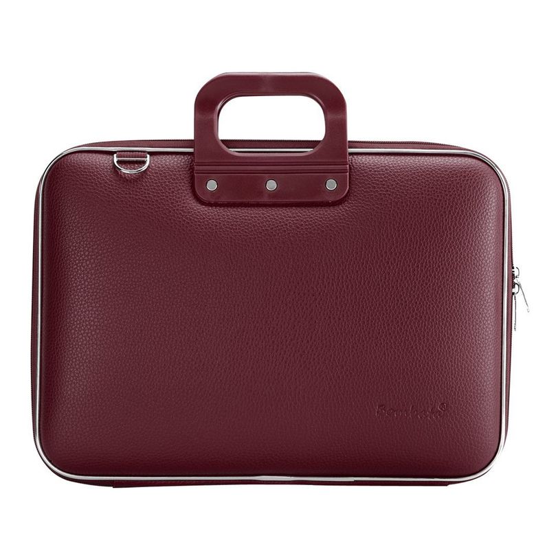 8051406338091-Bombata Classic Vinyle - Sacoche pour ordinateur portable 15" - rouge bourgogne-P_79422588_1-0