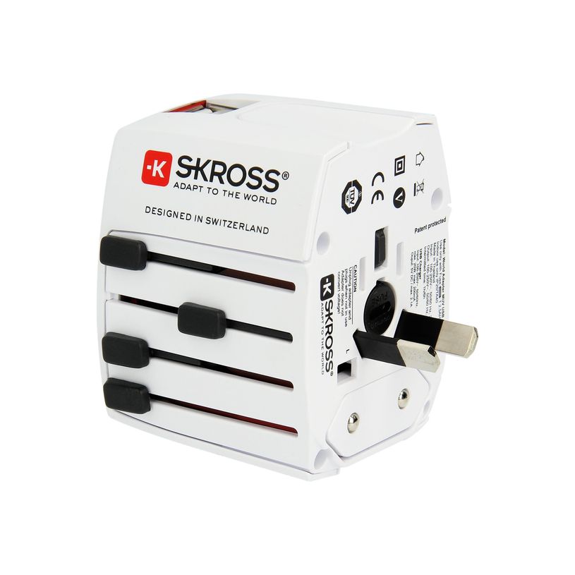 7640166320616-SKROSS MUV USB - Adaptateur de voyage universel + 2 ports USB - pour Euro, Australie/Chine, R-P_79423020_3-2