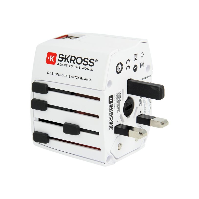 7640166320616-SKROSS MUV USB - Adaptateur de voyage universel + 2 ports USB - pour Euro, Australie/Chine, R-P_79423020_4-3
