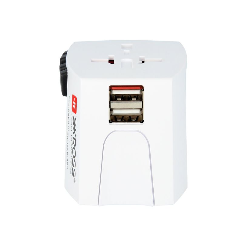 7640166320616-SKROSS MUV USB - Adaptateur de voyage universel + 2 ports USB - pour Euro, Australie/Chine, R-P_79423020_7-6