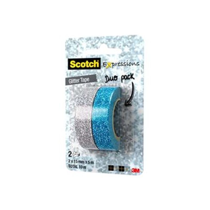 4054596130326-Rubans Scotch Expression pailleté Duo Pack bleu & argent-P_79423070_1-0