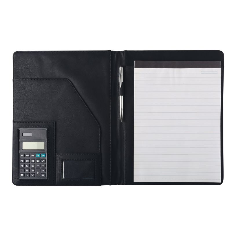 3108724250408-Oberthur Oregon - Conférencier A4 avec calculatrice - noir-P_79423102_1-2