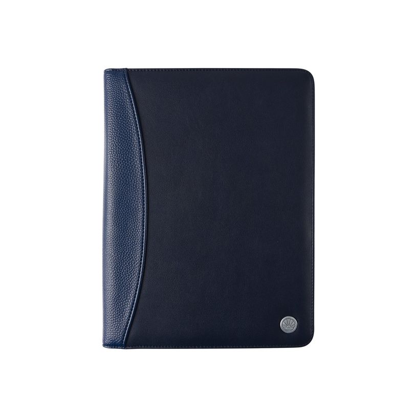 3108724253218-Oberthur Harlem - Conférencier A4 avec calculatrice - bleu marine-P_79423105_3-1