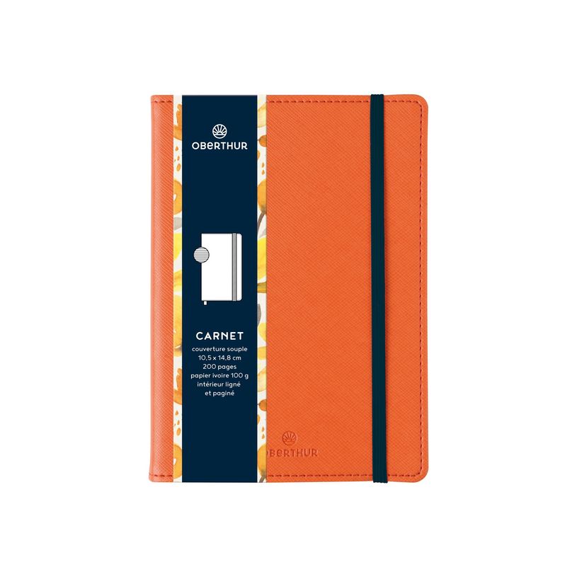 3108724521126-Oberthur Carmen - carnet - A6 - orange-P_79423172_1-0