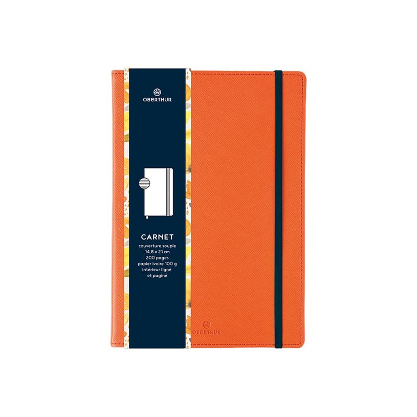 3108725881113-Oberthur Carmen - carnet - A5 - orange-P_79423175_5-0